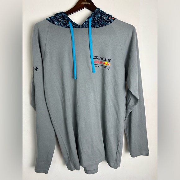 Oracle Red Bull Racing x Hard Rock Gray Pullover Hoodie – Men’s XL - Picture 1 of 8